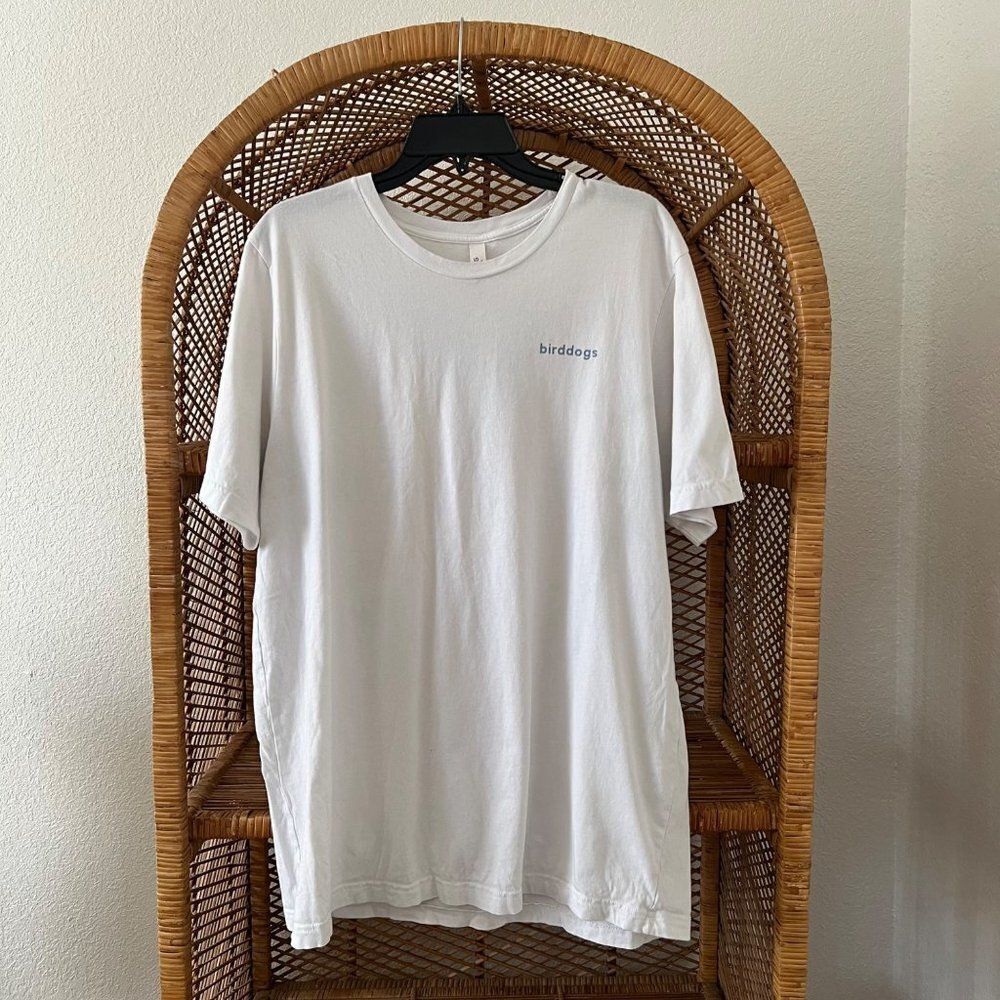 Birddogs Men's White Short Sleeved Tee Size XL